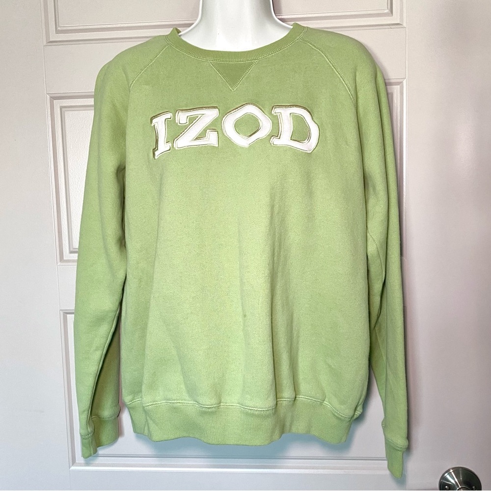 Izod Green Crewneck Sweater